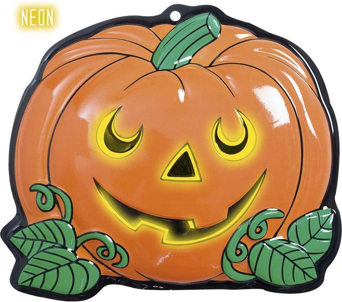 WIDMANN - Klein pompoen versiering Halloween - Decoratie > Muur-, deur- en raamdecoratie